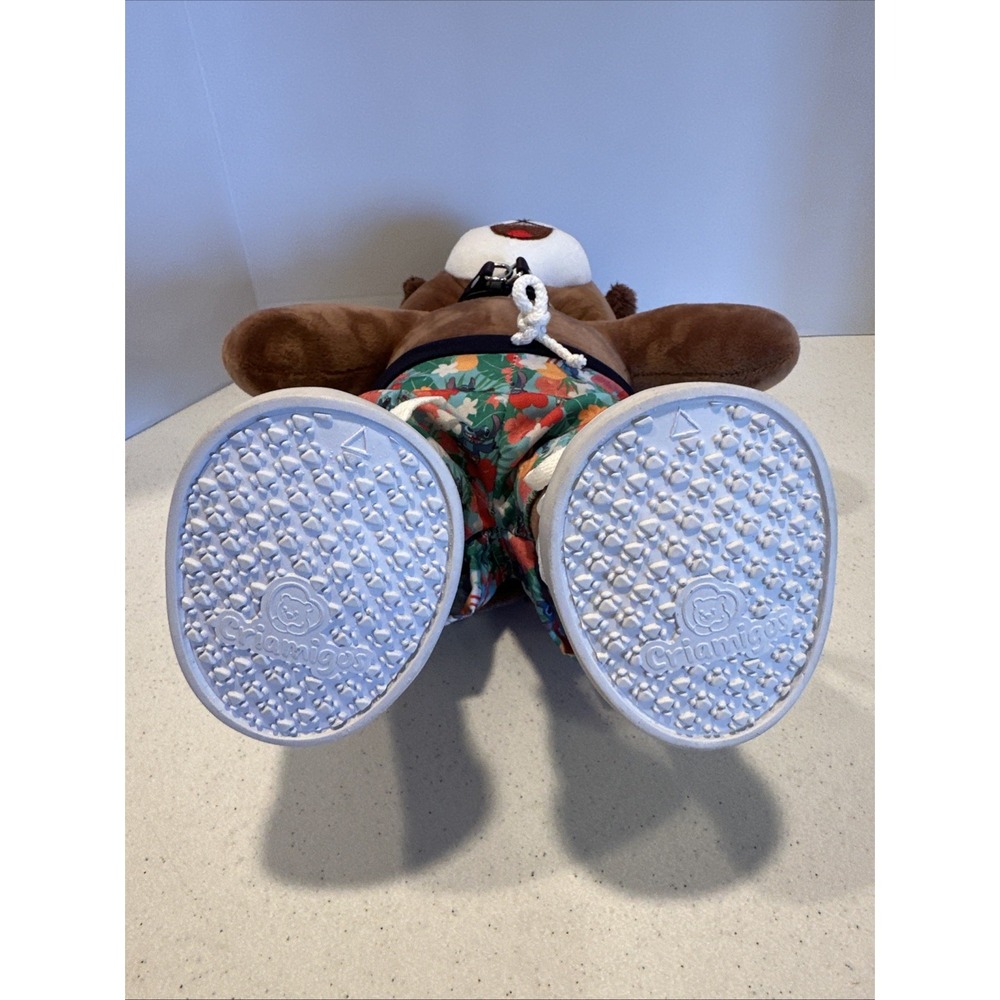 Criamigos Plush Talking Dog Disney Stitch Shorts Collar Shoes Brazil 17" Rare - Picture 5 of 9